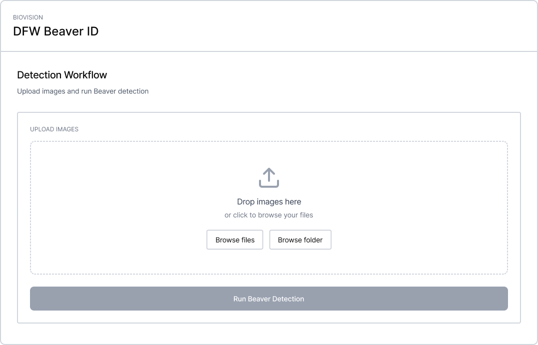Upload and detection v1